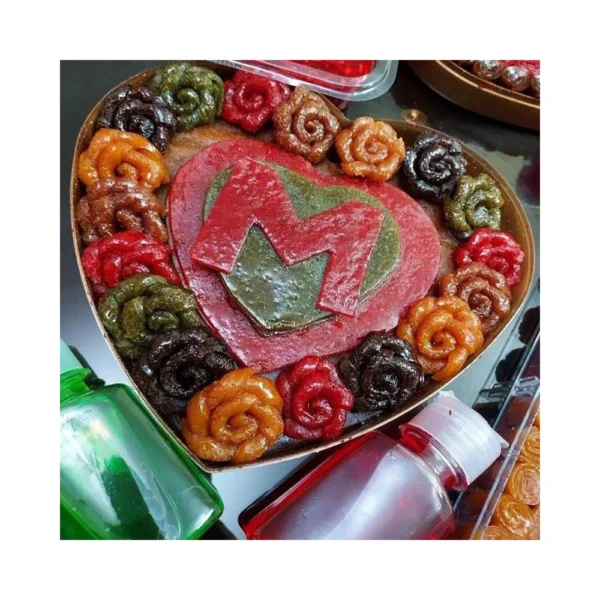 رز گل با حروف دلخواه